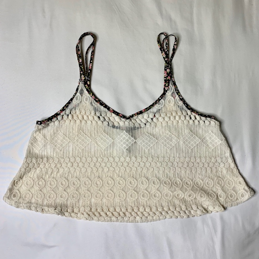 Lace crop top